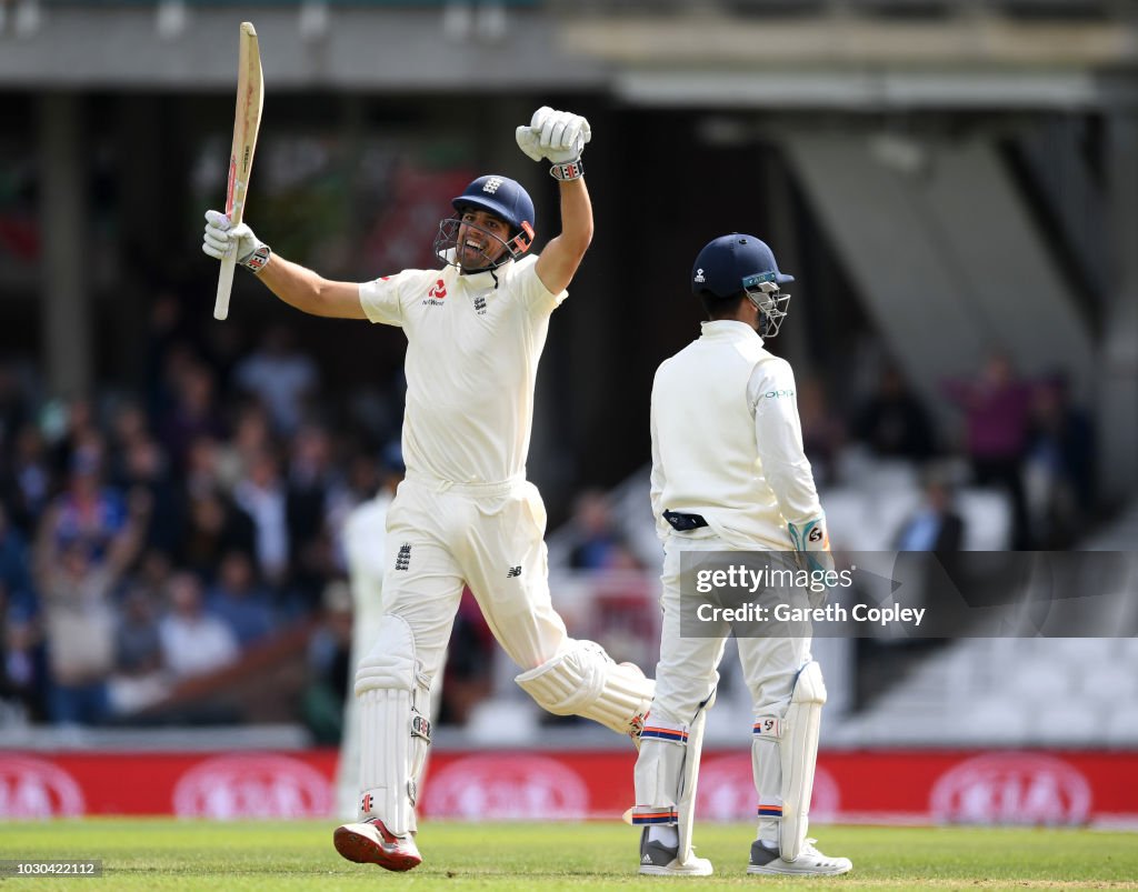 England v India: Specsavers 5th Test - Day Four