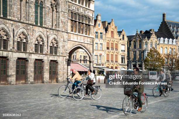 ypres city hall - ieper stock pictures, royalty-free photos & images