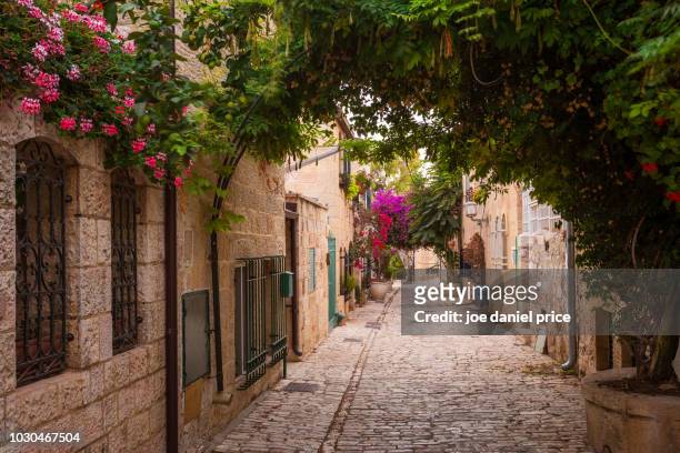 flowers, streets, jerusalem, israel - jerusalem old city stock pictures, royalty-free photos & images