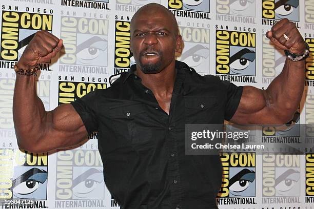 Actor Terry Crews attends "The Expendables" panel on day 1 of Comic-Con International at San Diego Convention Center on July 22, 2010 in San Diego,...