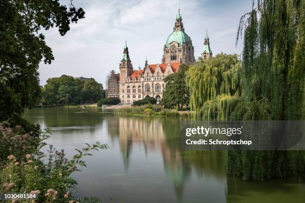 town hall hanover, germany - hanover stock pictures, royalty-free photos & images