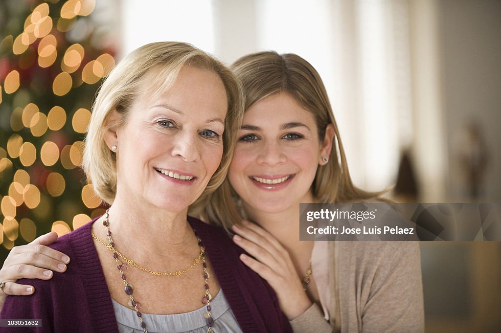 Portrait of Mother and daughter