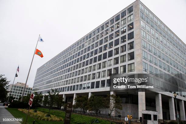 The Federal Aviation Administration building on Independence, Ave., SW, is pictured on September 10, 2018.