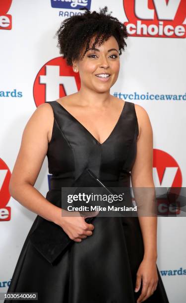 Jaye Jacobs attends the TV Choice Awards at The Dorchester on September 10, 2018 in London, England.