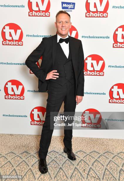 Antony Cotton attends the TV Choice Awards at The Dorchester on September 10, 2018 in London, England.