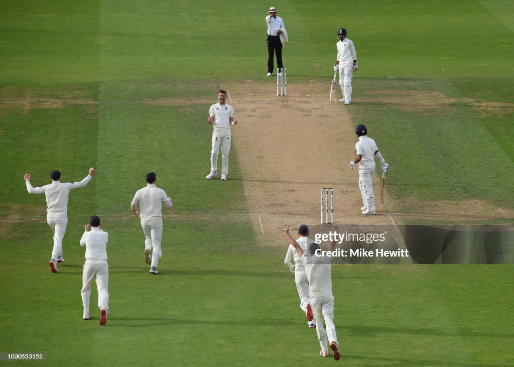 England v India: Specsavers 5th Test - Day Four