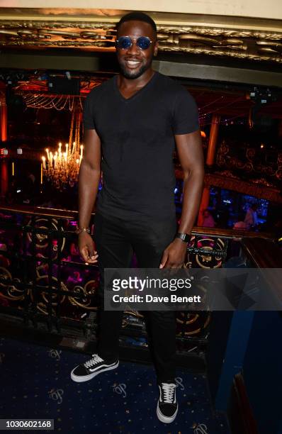 Ola Christian attends a special screening of "The Bobby Brown Story" at Cafe de Paris on September 10, 2018 in London, England.