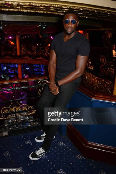 Ola Christian attends a special screening of "The Bobby Brown Story" at Cafe de Paris on September 10, 2018 in London, England.