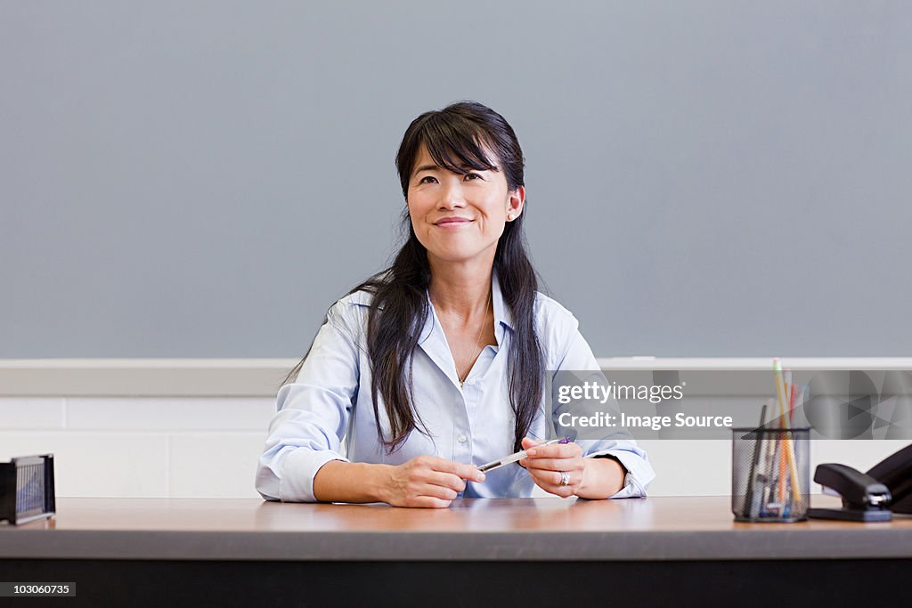 Portrait of high school teacher