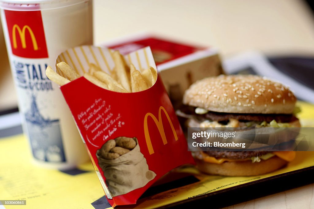 McDonald's Profit Rises 12%, Spurred by Sales Of Frozen Drinks