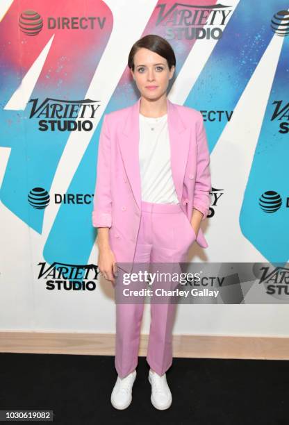 Claire Foy stops by DIRECTV House presented by AT&T during Toronto International Film Festival 2018 at Momofuku Toronto on September 10, 2018 in...