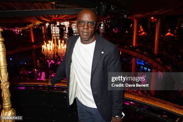 Trevor Nelson attends a special screening of "The Bobby Brown Story" at Cafe de Paris on September 10, 2018 in London, England.