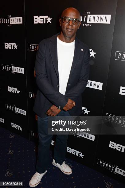 Trevor Nelson attends a special screening of "The Bobby Brown Story" at Cafe de Paris on September 10, 2018 in London, England.