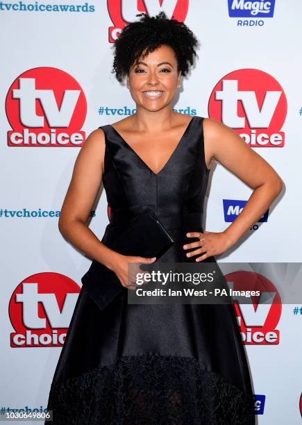 Jaye Jacobs attending the TV Choice Awards at the Dorchester Hotel, Park Lane, London