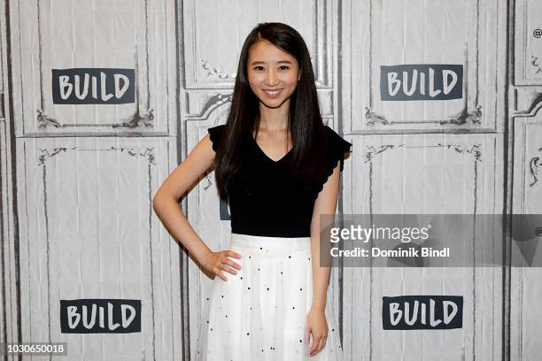 Actress Annie Q visits Build Series to discuss the movie MDMA at Build Studio on September 10, 2018 in New York City.