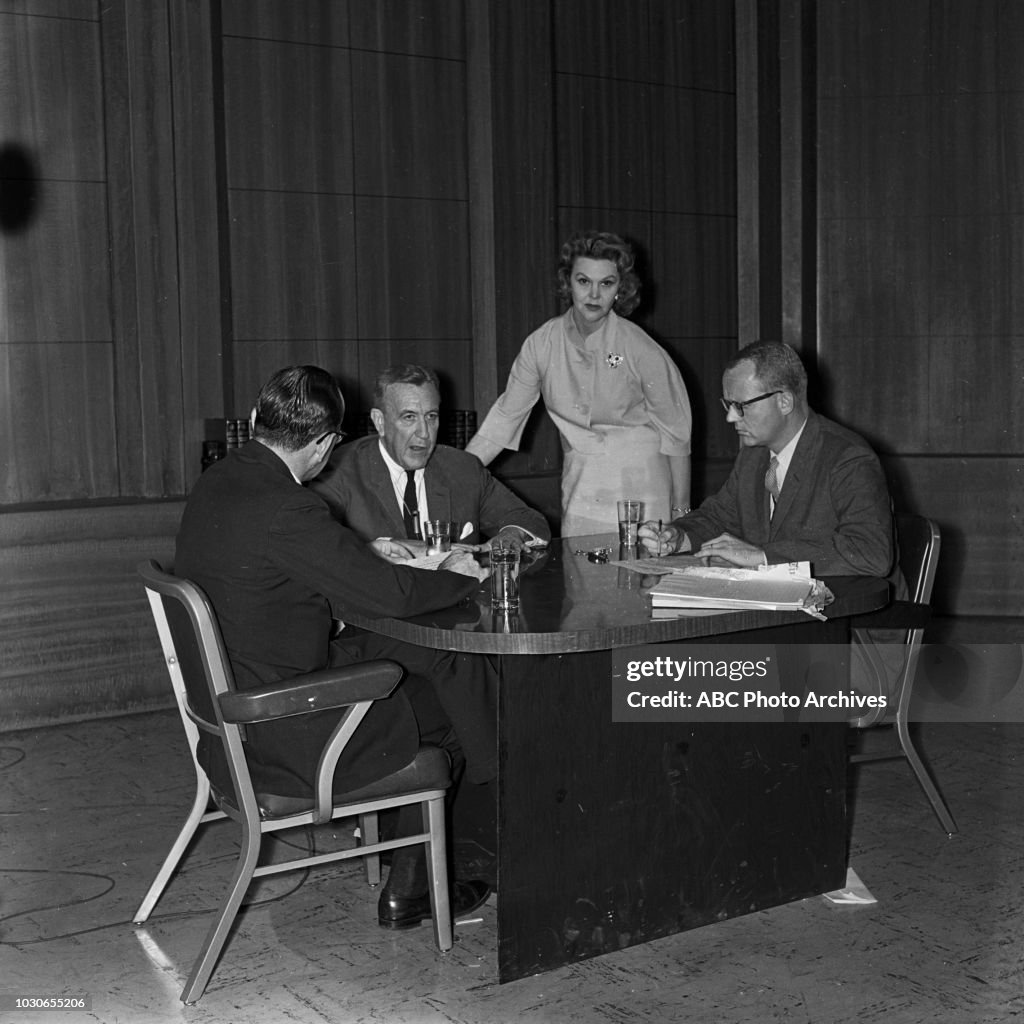 John Scali, Chester Bowles, Margaret 'Peggy' Whedon, John Rolfson On ABC's 'Issues and Answers'