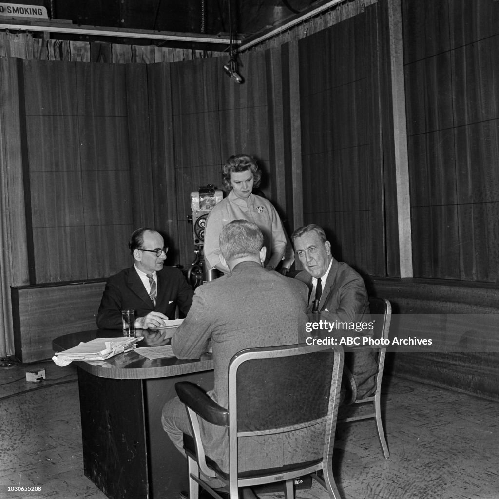 John Scali, Margaret 'Peggy' Whedon, Chester Bowles, John Rolfson Appearing On Issues And Answers