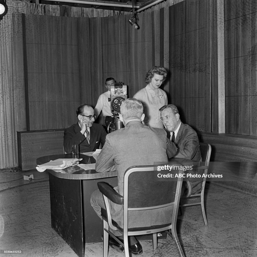John Scali, Margaret 'Peggy' Whedon, Chester Bowles, John Rolfson Appearing On Issues And Answers