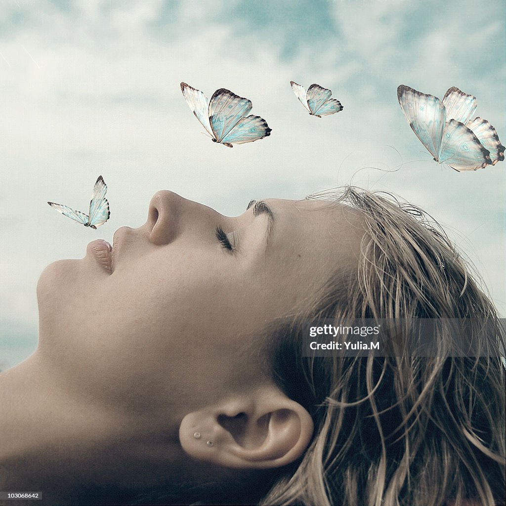 Dream with butterflies