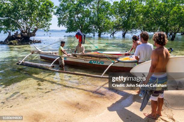 the philippines, coastline of mindanao island - davao city stockfoto's en -beelden