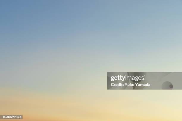 cloud typologies - twilight - colour sky stock pictures, royalty-free photos & images