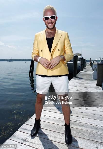 Personality Micah Jesse attends Micah Jesse's 24th birthday celebration at Day & Night on July 24, 2010 in East Hampton, New York.