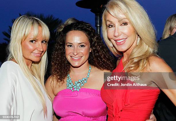 Skye, Sari Tuschman, and Linda Thompson Los Angeles Confidential Magazine Hosts An Evening at The CC Skye Beach House on July 24, 2010 in Malibu,...