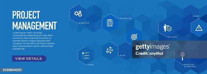 Program Management Visual Banner Project Management Banner Design High-Res Vector Graphic - Getty Images