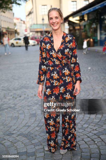 Caro Matzko during the Munich CONNEXxxions and Connections PR summer party at Steirer am Markt on September 10, 2018 in Munich, Germany.