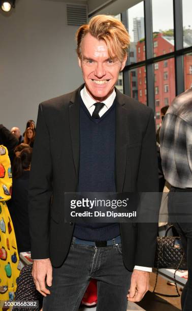 Ken Downing attends the Libertine front row during New York Fashion Week: The Shows at Gallery II at Spring Studios on September 10, 2018 in New York...