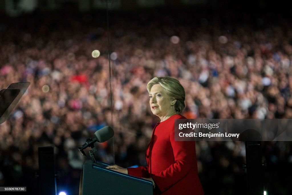 Hillary Clinton Campaigns at Independence Hall, PA