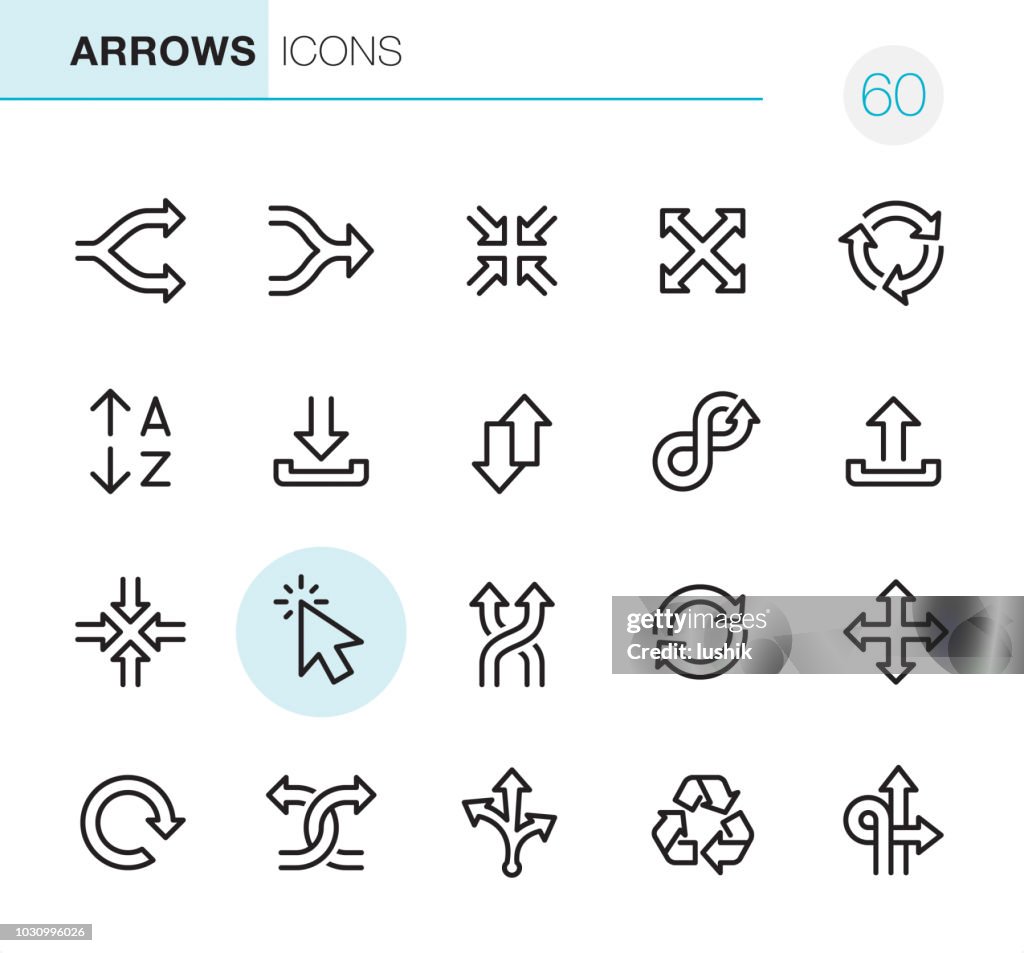 Flechas - iconos perfecto Pixel