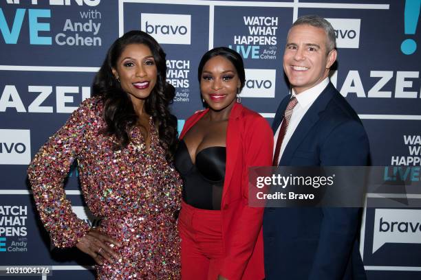 Pictured : Dr. Jackie Walters, Quad Webb Lunceford and Andy Cohen --