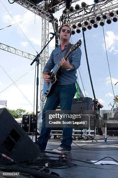 Emerson Hart of the band TONIC performs at the 2010 Hullabalou Music Festival at Churchill Downs on July 25, 2010 in Louisville, Kentucky.