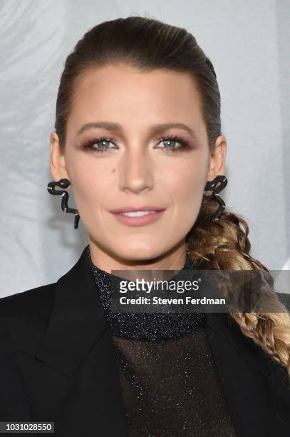 Blake Lively attends the New York premier of "A Simple Favor" at Museum of Modern Art on September 10, 2018 in New York City.