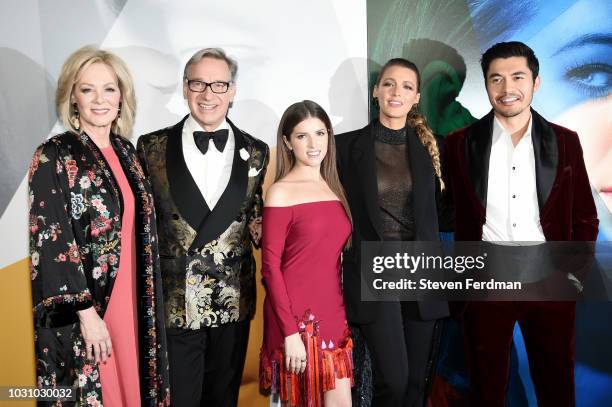 Jean Smart, Paul Feig, Anna Kendrick, Blake Lively, and Henry Golding attend the New York premier of "A Simple Favor" at Museum of Modern Art on...