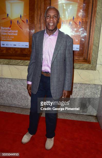 Danny Glover attends the "The Old Man & The Gun" premiere during 2018 Toronto International Film Festival at The Elgin on September 10, 2018 in...
