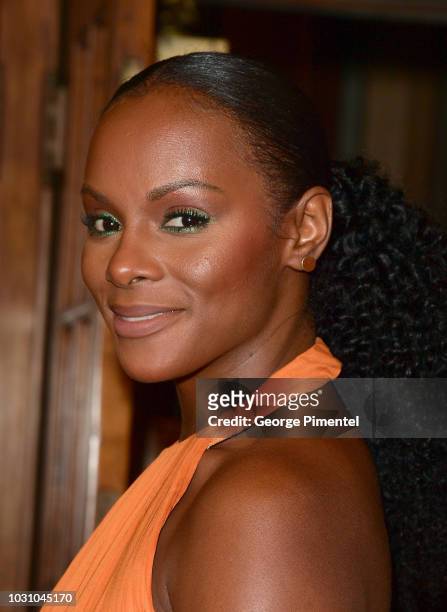 Tika Sumpter attends the "The Old Man & The Gun" premiere during 2018 Toronto International Film Festival at The Elgin on September 10, 2018 in...