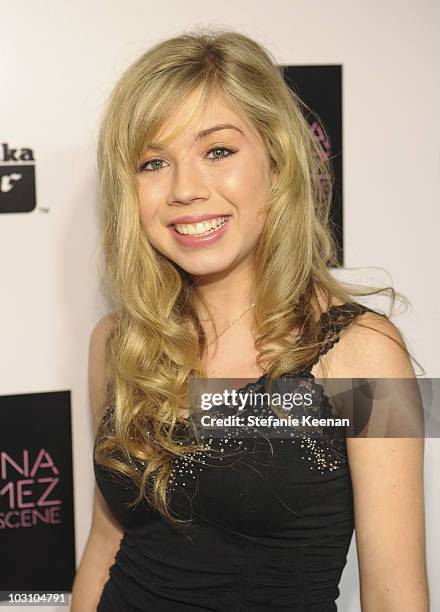 Jennette McCurdy attends the release party for the new album "Kiss & Tell" by Selena Gomez and The Scene at Siren Studios on September 30, 2009 in...