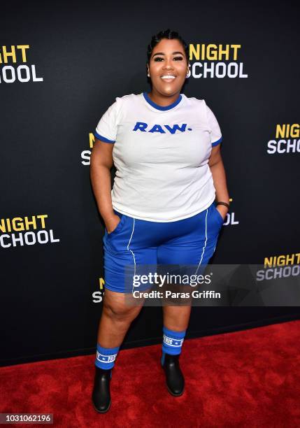 Ahkmbar Rapper Night School Red Carpet Screening With Kevin Hart And Will Packer At ...