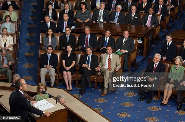 Mexican President Felipe Calderon addresses a joint session of the U.S. Congress May 20, 2010 in Washington, DC.