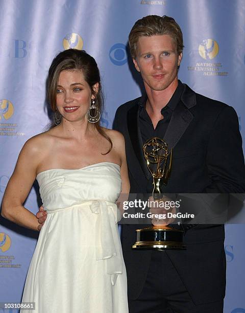 Amelia Heinle and Thad Luckinbill of "The Young and the Restless," winner Outstanding Drama Series