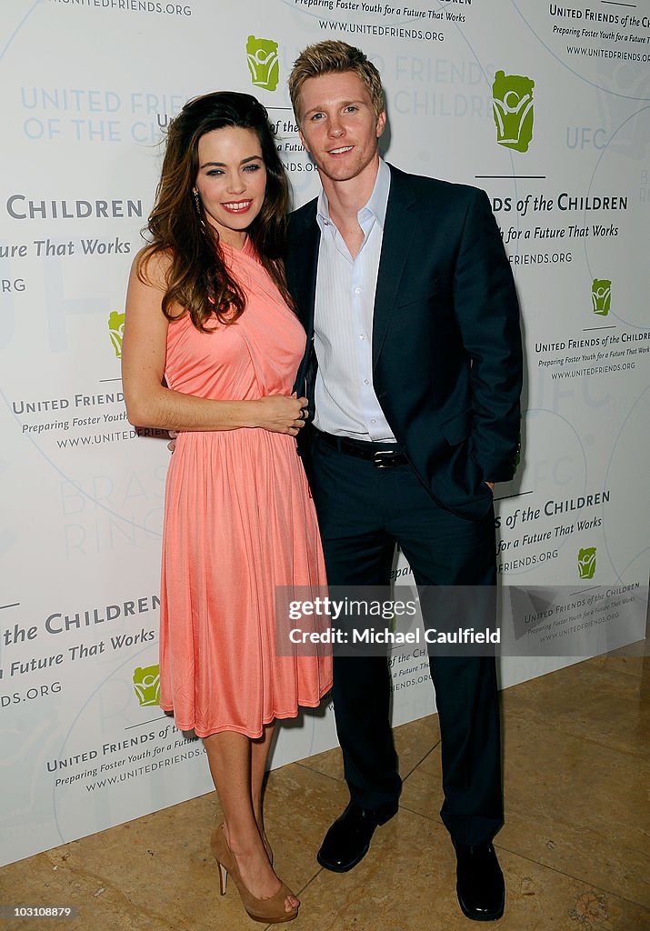 Actress Amelia Heinle and actor Thad Luckinbill arrive at the United Actress Amelia Heinle and actor Thad Luckinbill arrive at the United