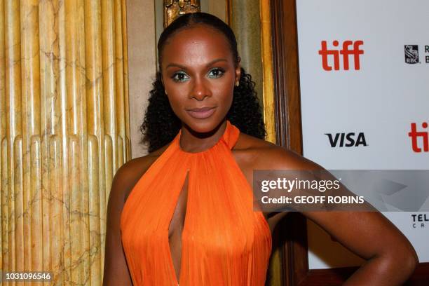 Actress Tika Sumpter attends the premiere of 'The Old Man and the Gun' at the Toronto International Film Festival in Toronto, Ontario, Canada on...