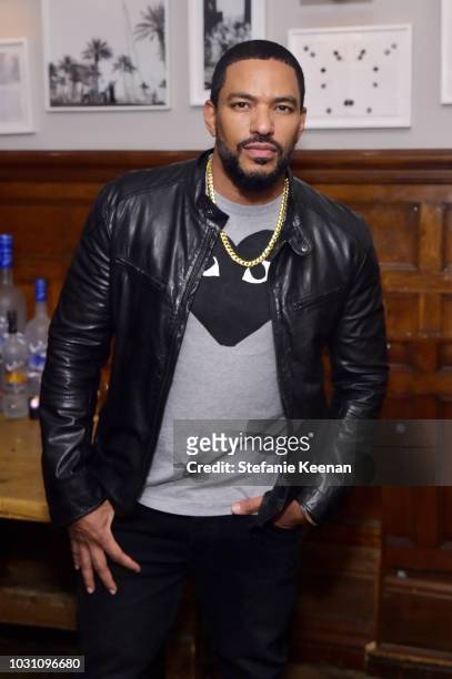 Laz Alonso at "THE DEATH AND LIFE OF JOHN F. DONOVAN" premiere party hosted by GREY GOOSE Vodka and Soho House at Soho House Toronto on September 10,...