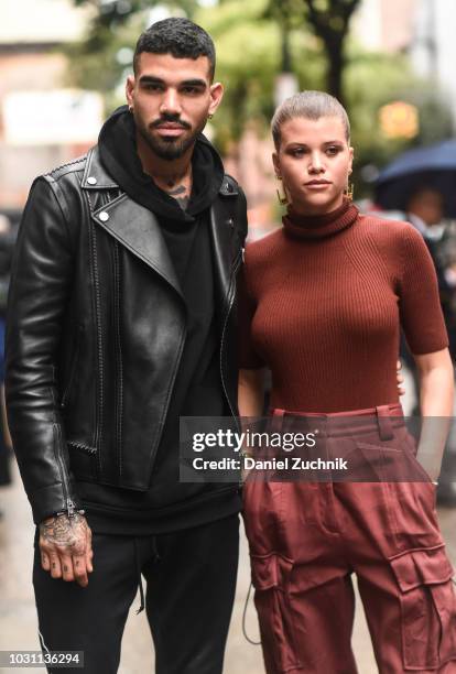 Miles Richie and Sofia Richie are seen wearing a Phillip Lim outfit outside the 3.1 Phillip Lim show during New York Fashion Week: Women's S/S 2019...