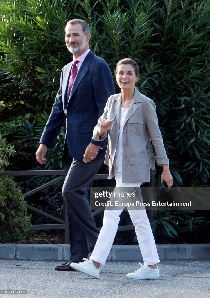 Princess Leonor And Princess Sofia Start School