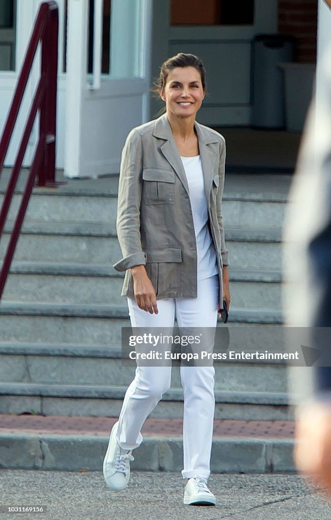 Princess Leonor And Princess Sofia Start School