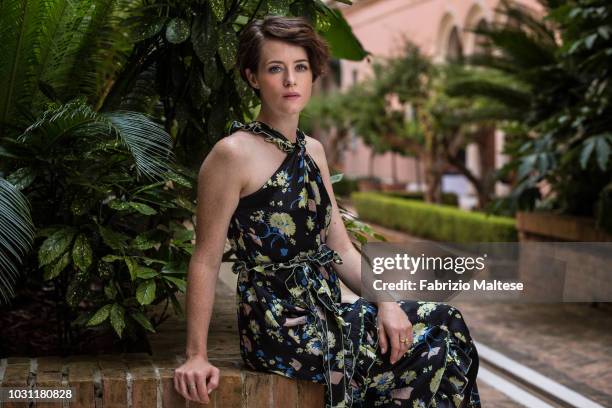 Actress Claire Foy is photographed for The Hollywood Reporter, on August, 2018 in Venice, Italy. . .
