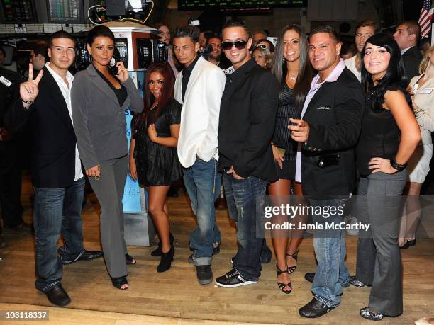 Personalities Vinny Guadagnino, Jenni 'J-WOW' Farley, Nicole 'Snooki' Polizzi, Paul "Pauly D" DelVecchio, Michael 'The Situation' Sorrentino, Sammi...